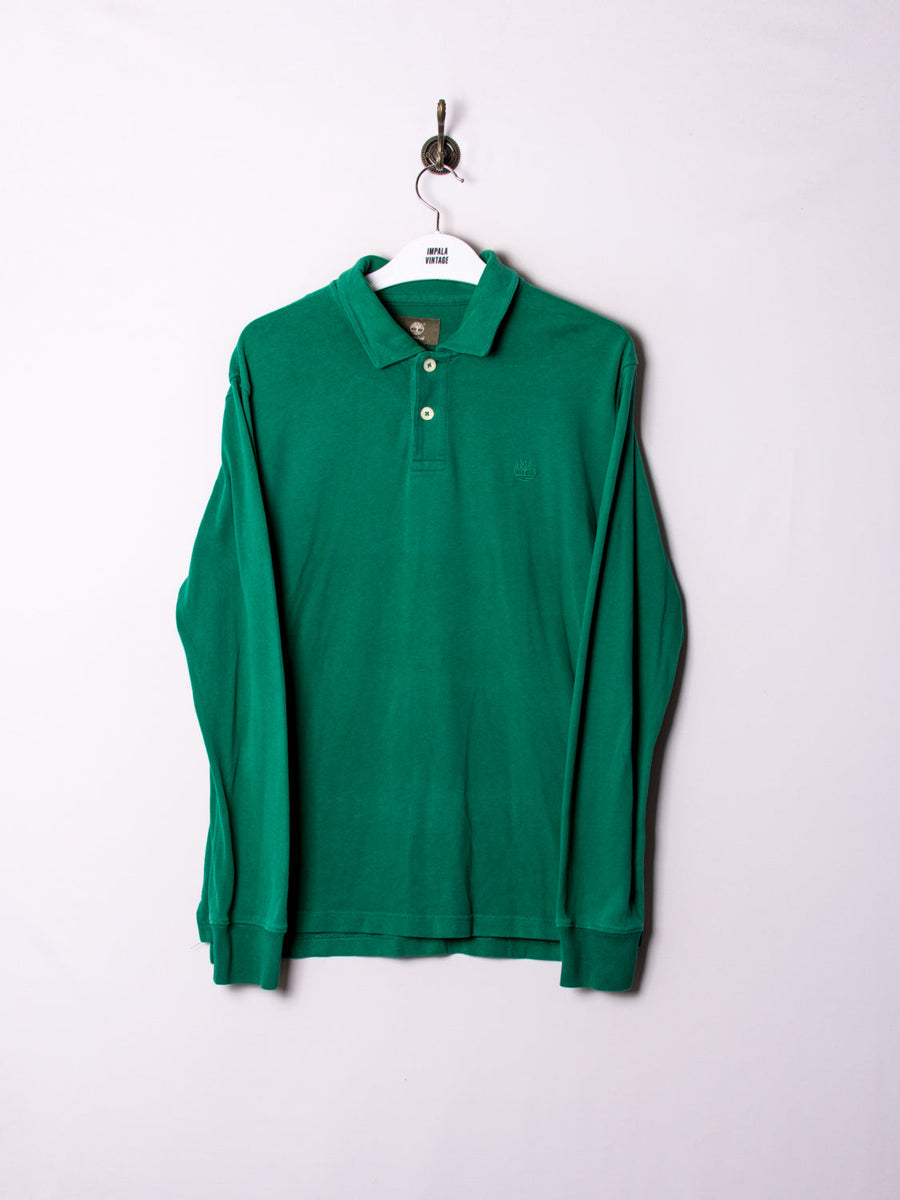 Timberland Green Long Sleeves Poloshirt