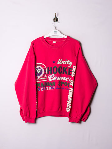 Hockey Canadian Retro Sweatshirt