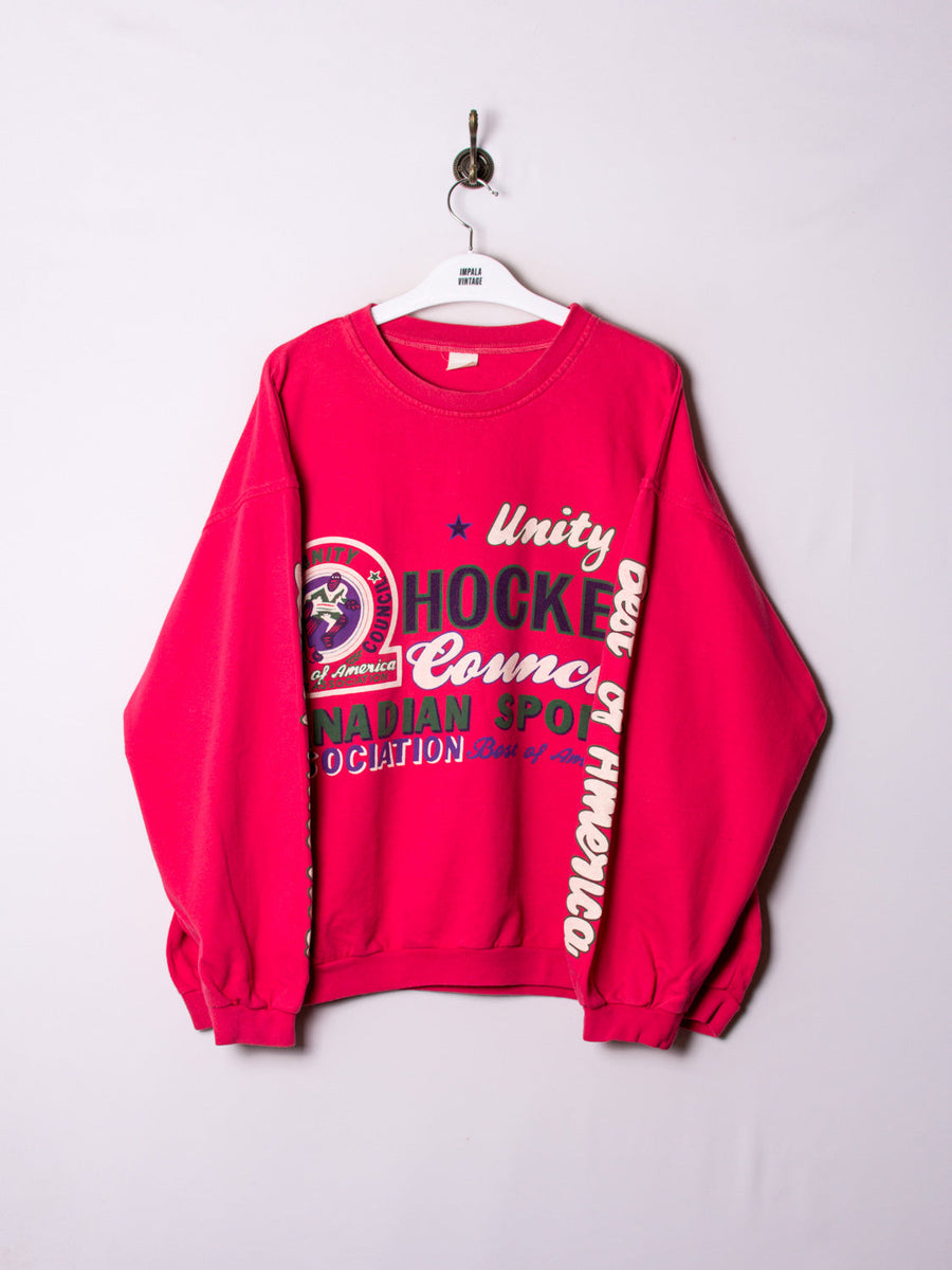 Hockey Canadian Retro Sweatshirt