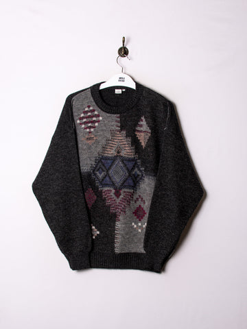 Grey V Sweater