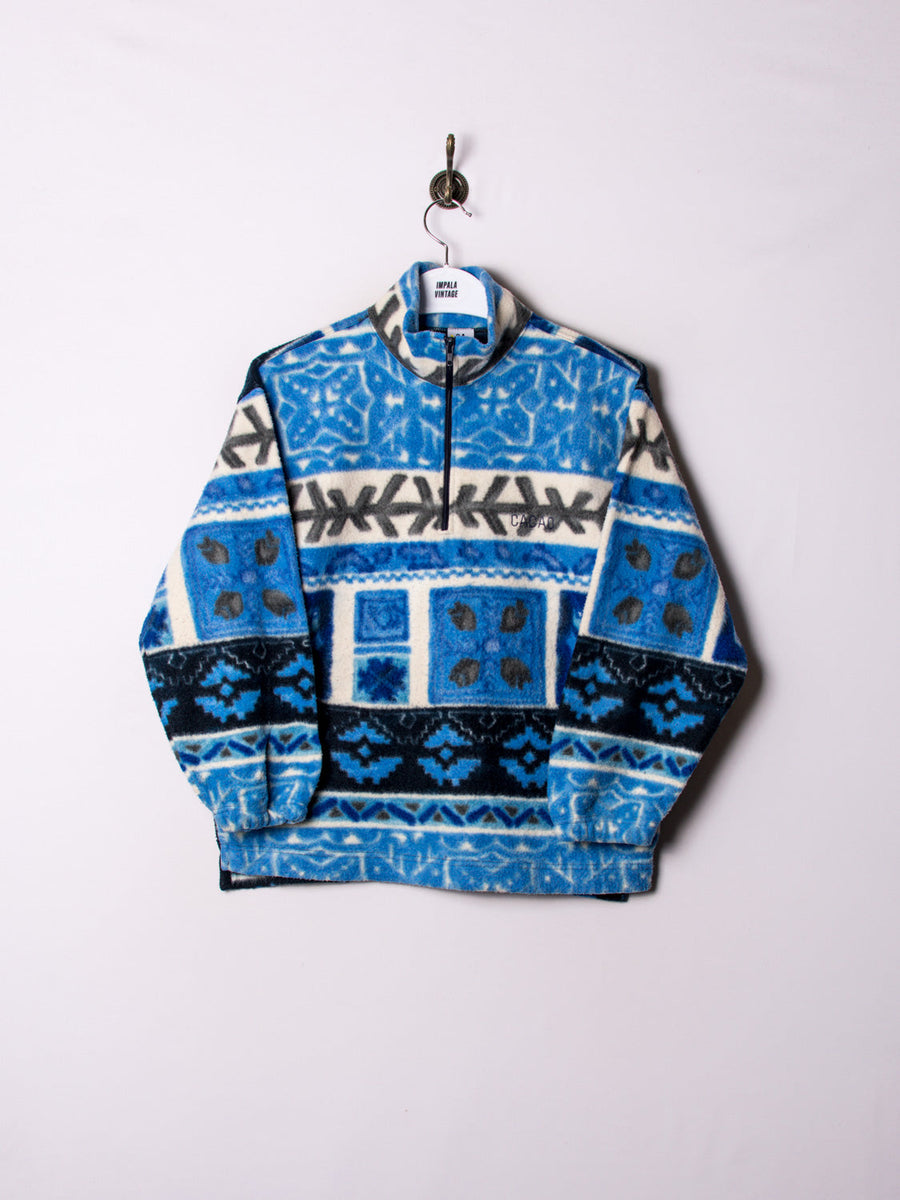 Cacao 1/3 Zipper Fleece