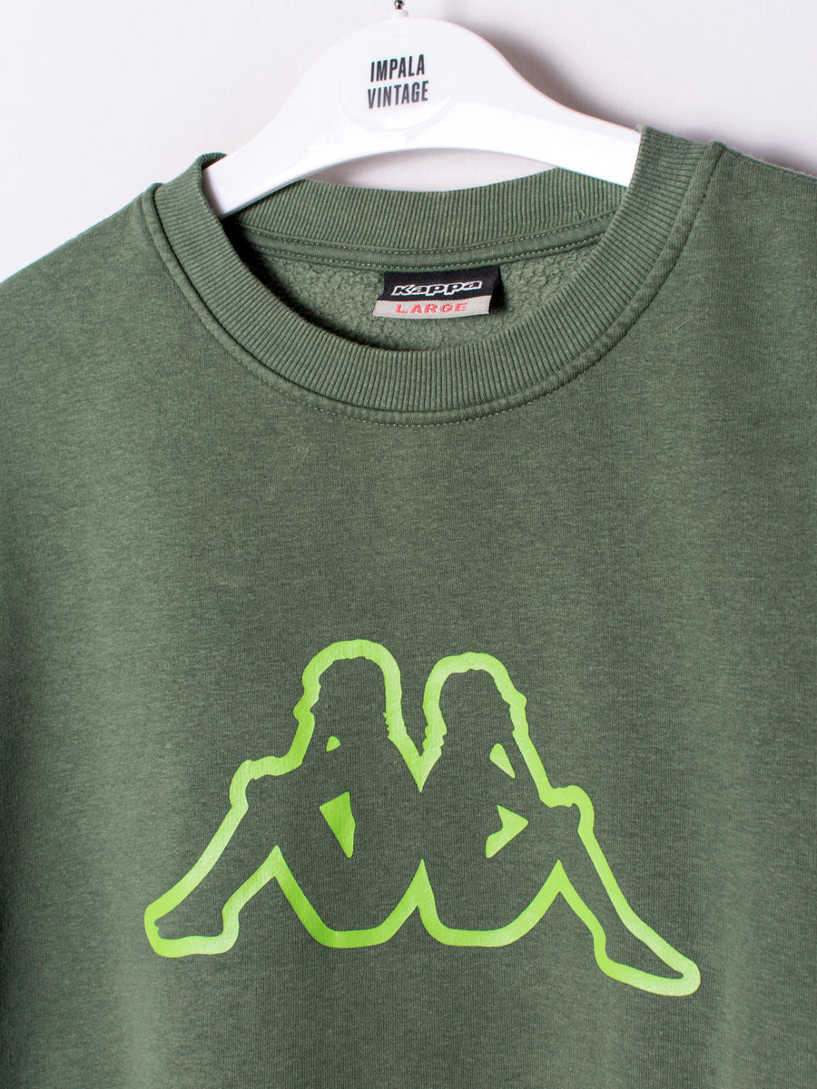 Kappa Green Vintage Sweatshirt