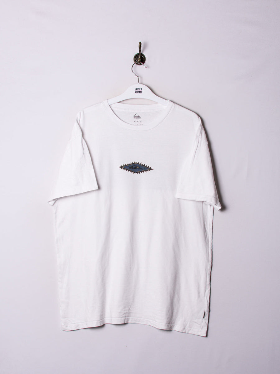 Quicksilver White Cotton Tee