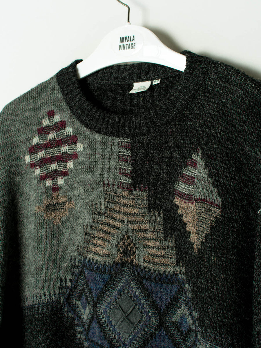 Grey V Sweater