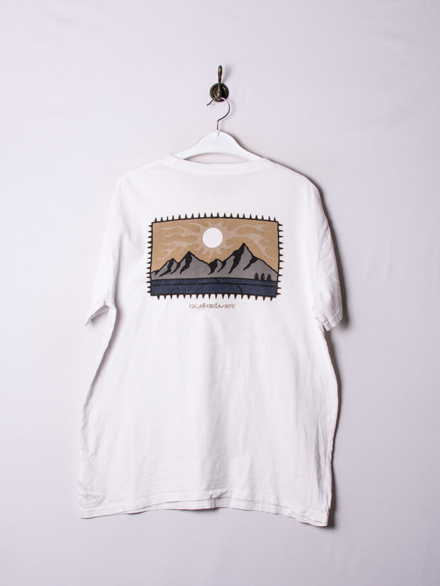 Quicksilver White Cotton Tee
