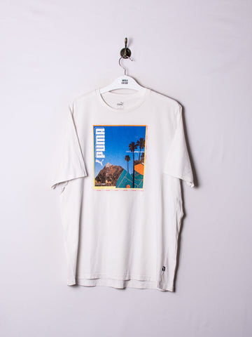 Puma White Cotton Tee