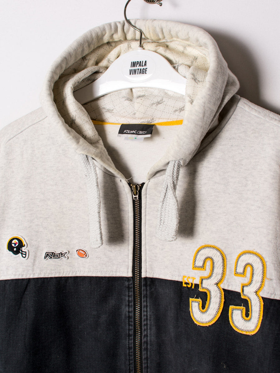 Pittsburgh Steelers Reebok Official NFL Zipper Hoodie
