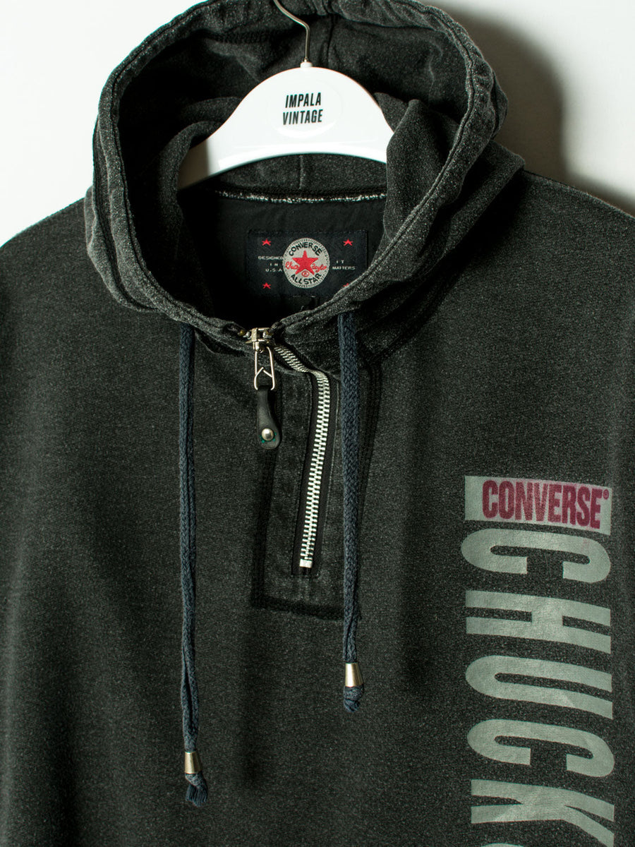 Converse Grey 1/3 Zipper Hoodie