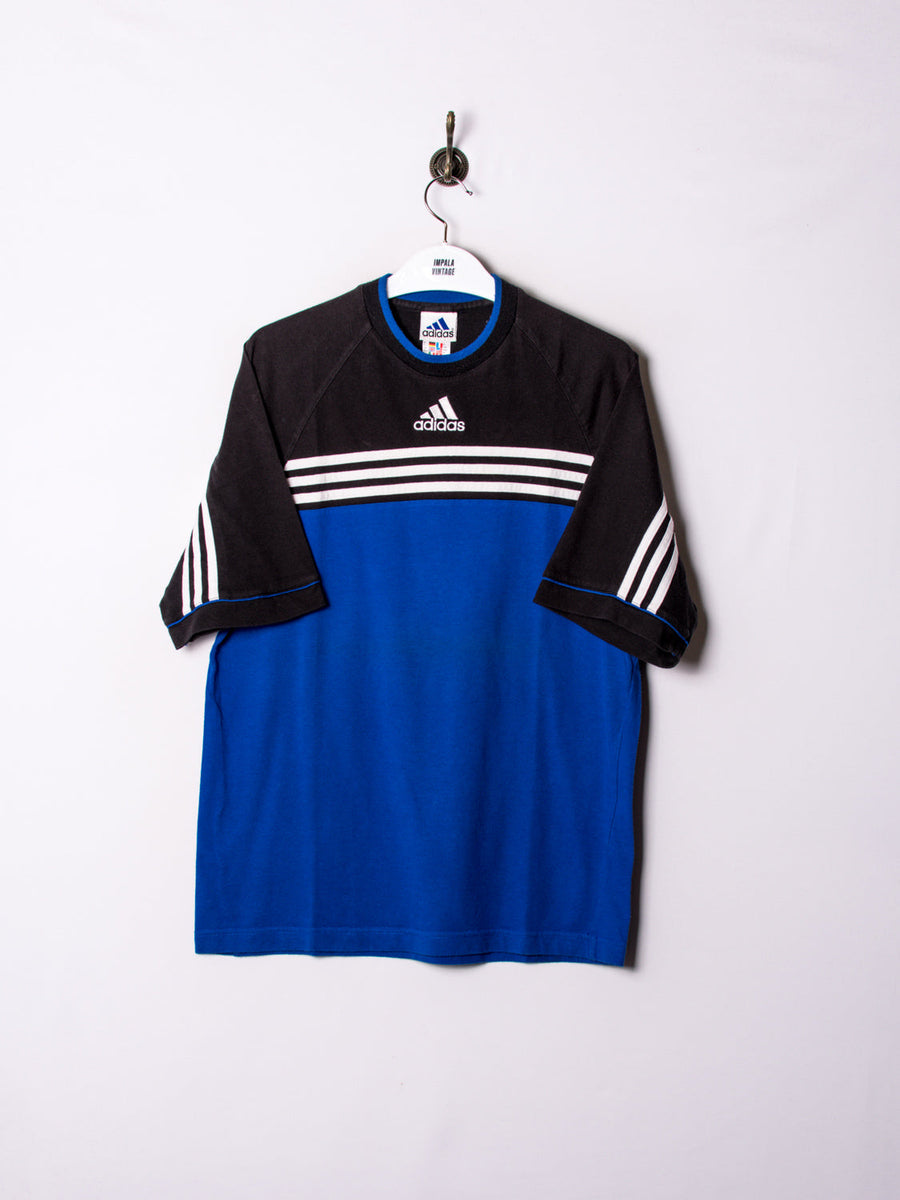 Adidas Blue & Black Vintage Tee