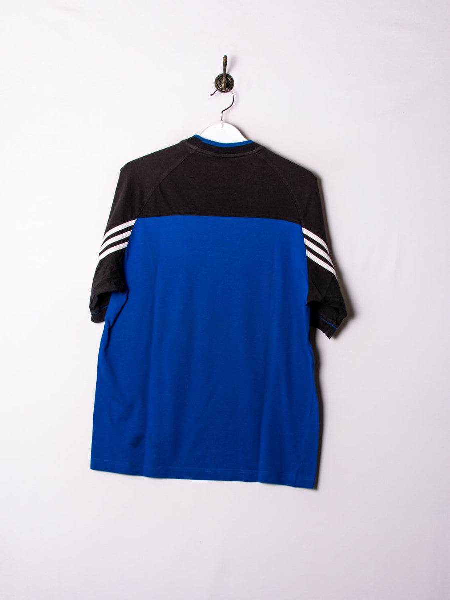 Adidas Blue & Black Vintage Tee