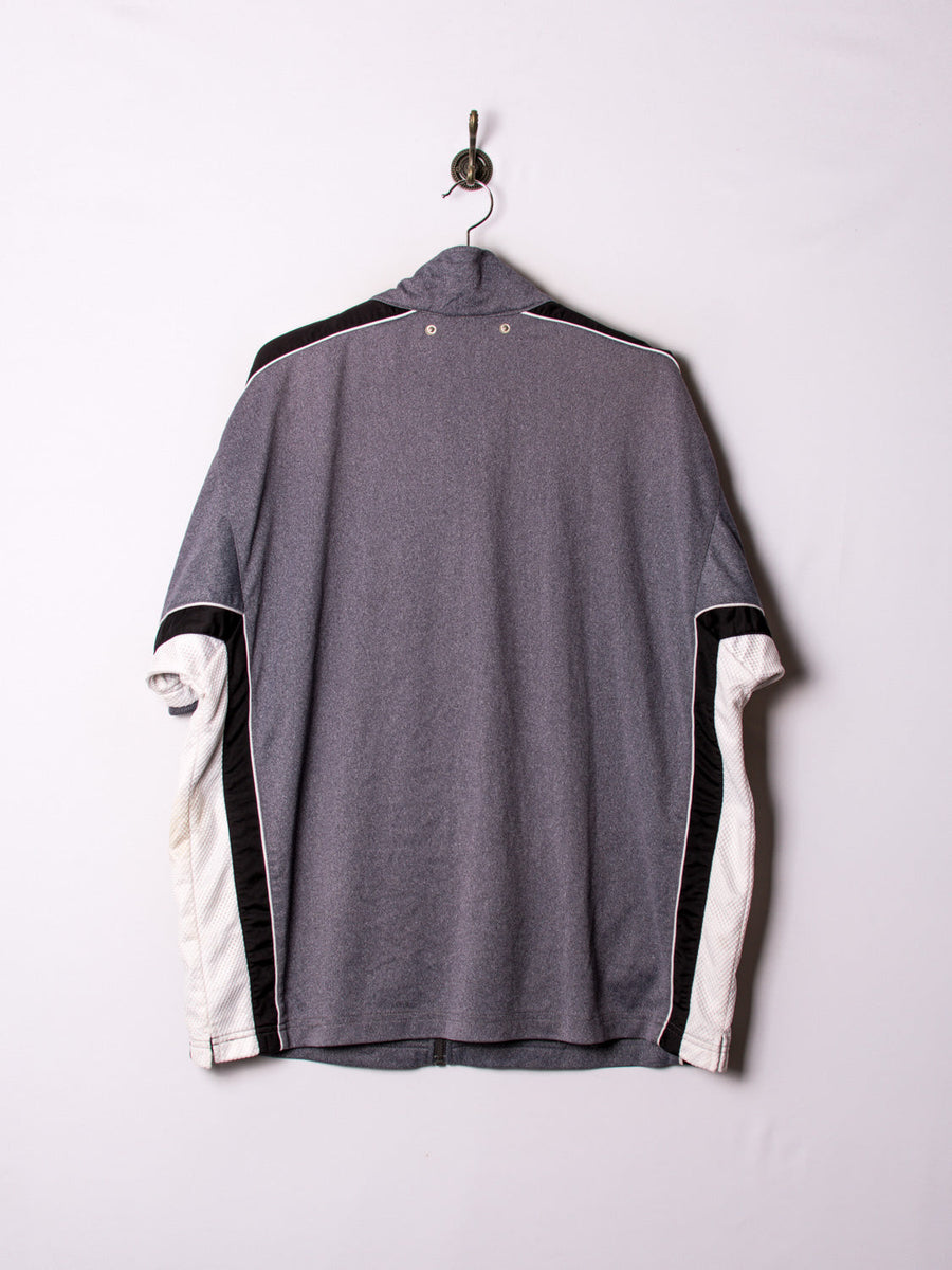 Adidas Short Sleeves Grey Vintage Track Jacket