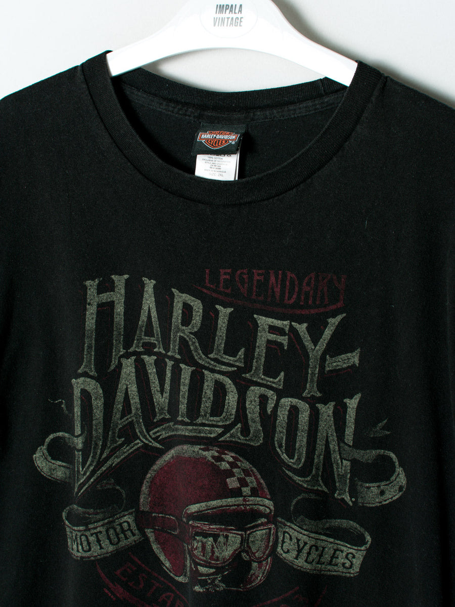 Harley Davidson Black Cotton Tee