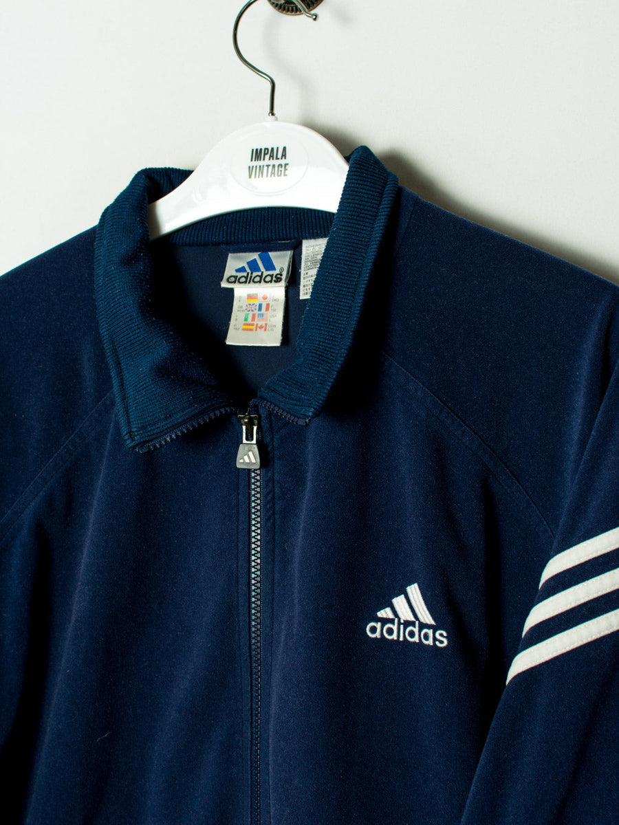 Adidas Navy Blue Velvet Jacket