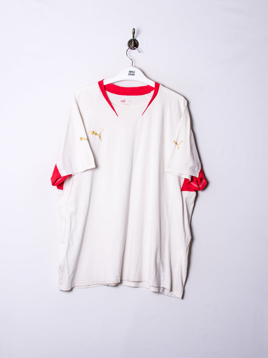 Puma White Cotton Tee