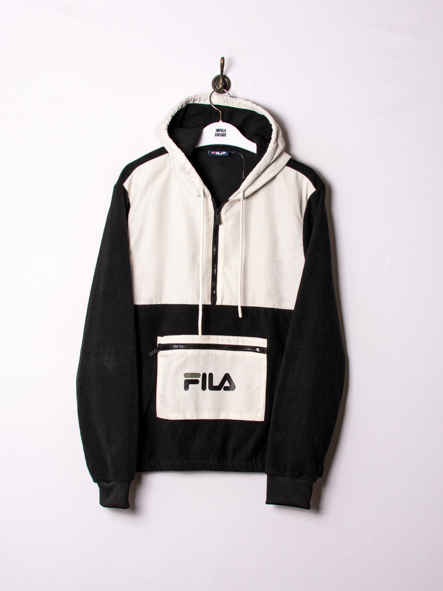 Fila Black & White Hooded Fleece