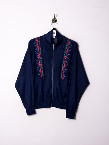 Rodeo Navy Blue Vintage Zipper Sweater