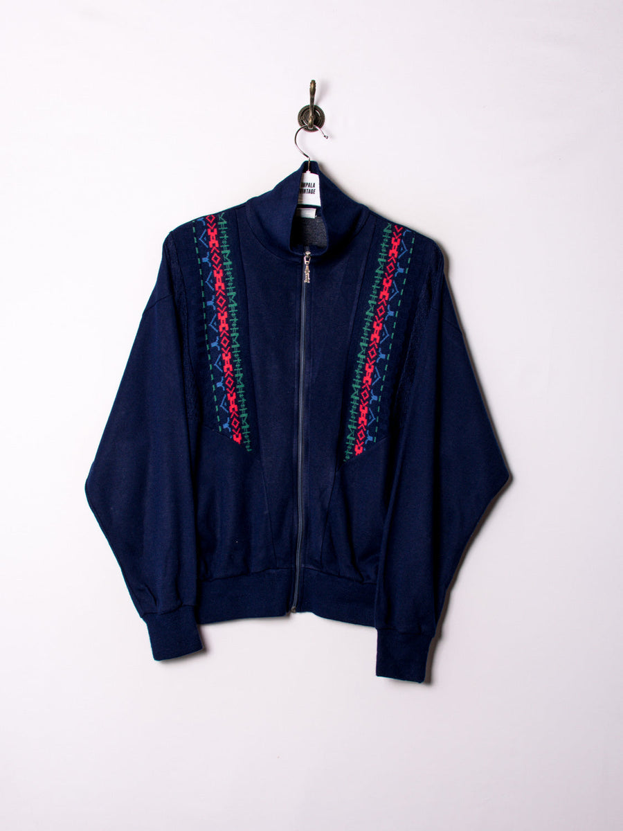 Rodeo Navy Blue Vintage Zipper Sweater