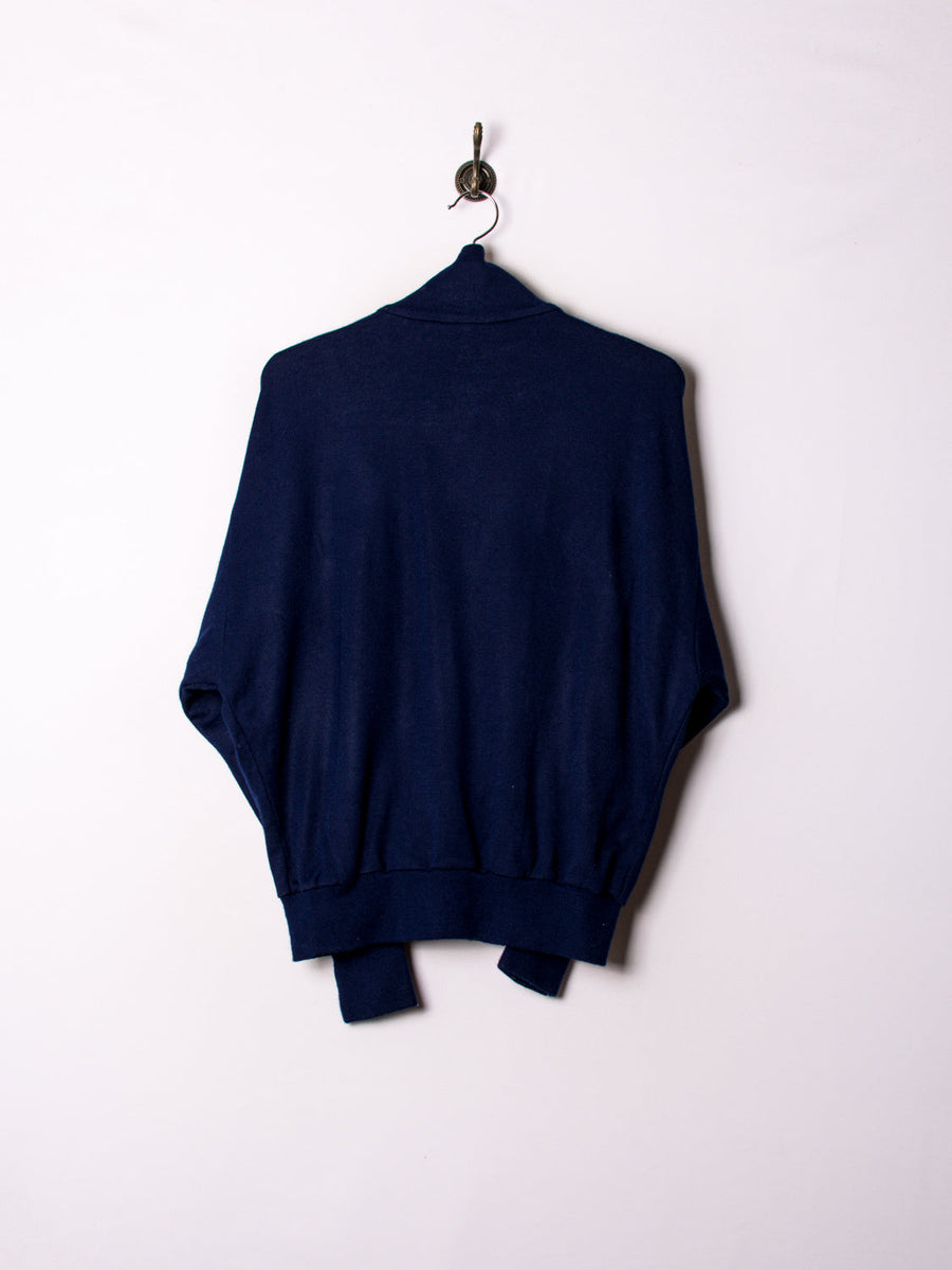 Rodeo Navy Blue Vintage Zipper Sweater
