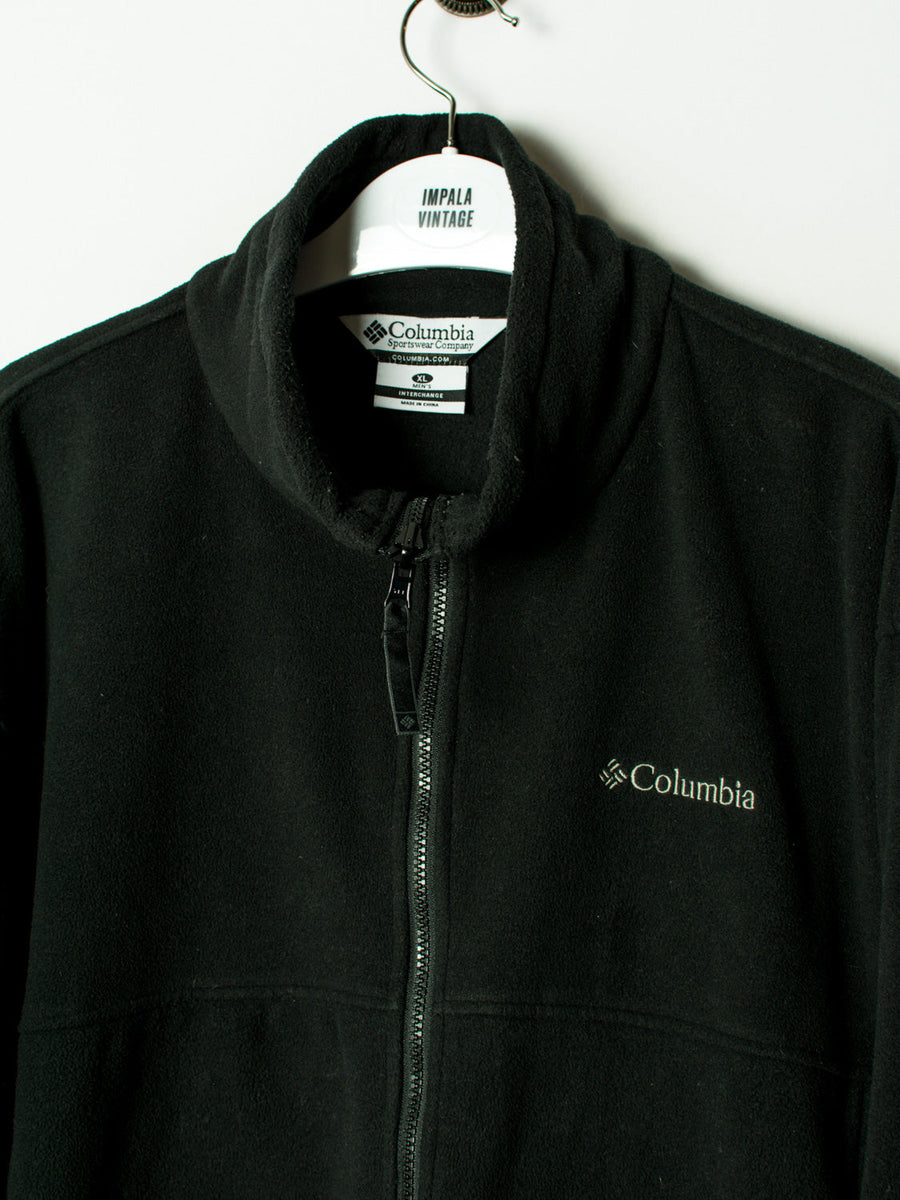 Columbia Black Zipper Fleece