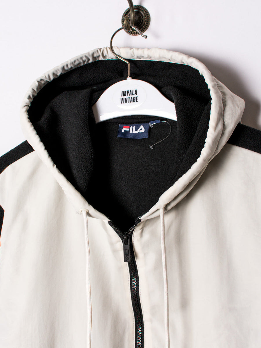 Fila Black & White Hooded Fleece