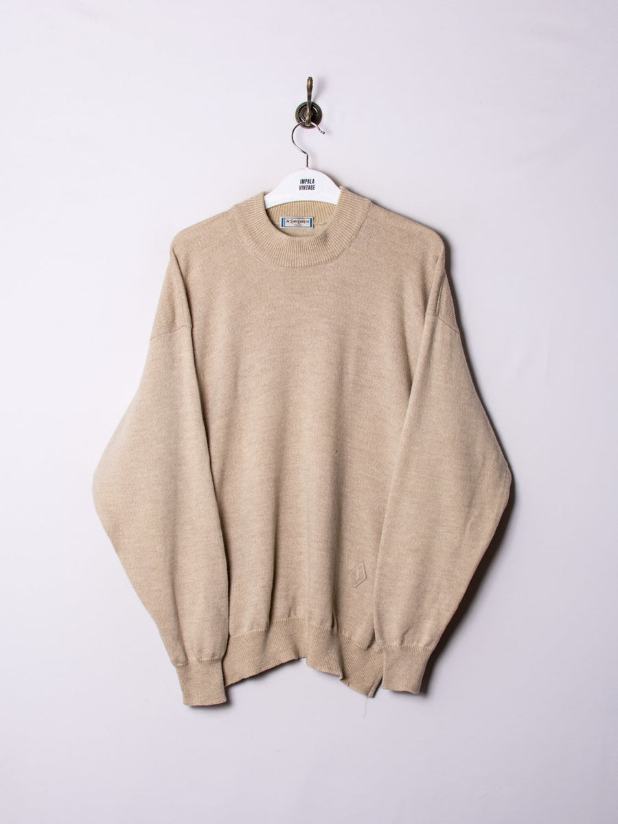 Yves Saint Laurent Cream Sweater
