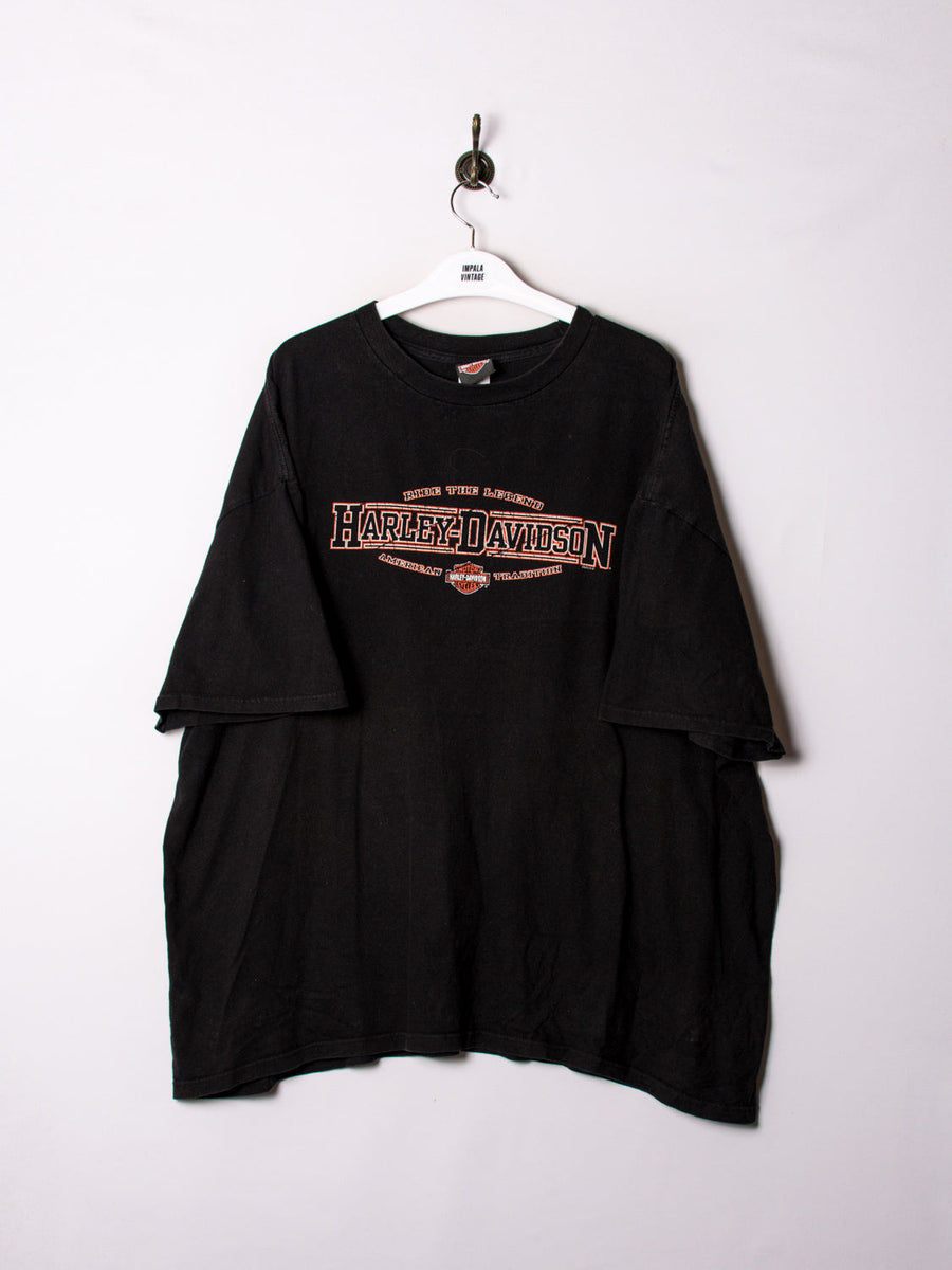 Harley Davidson Black Cotton Tee