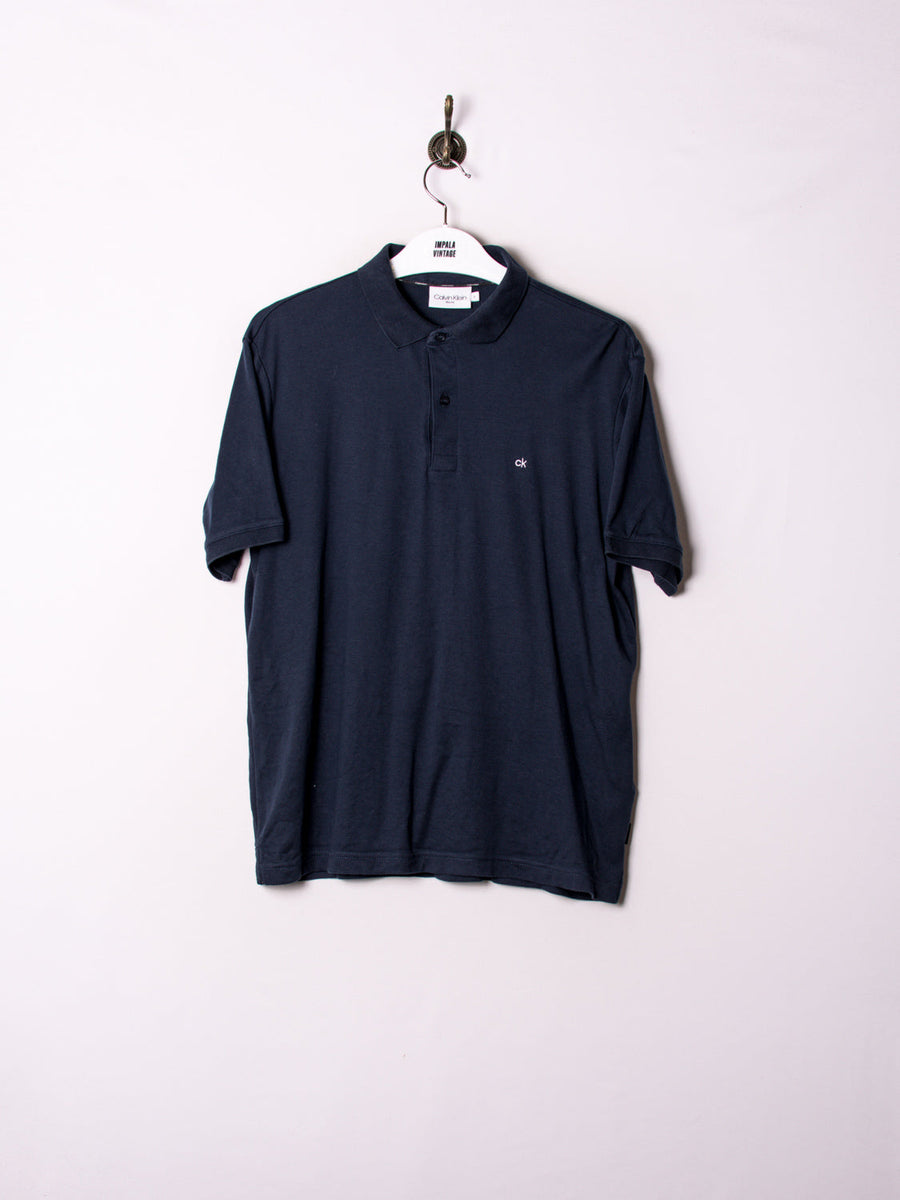 Calvin Klein Navy Blue Slim Fit Poloshirt