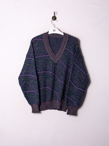 Purple & Blue Sweater