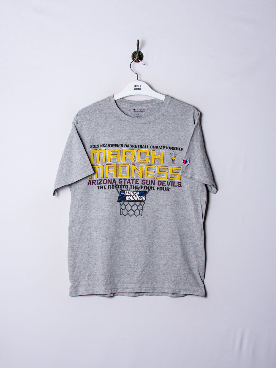 Arizona State Sun Devils Champion Grey Cotton Tee