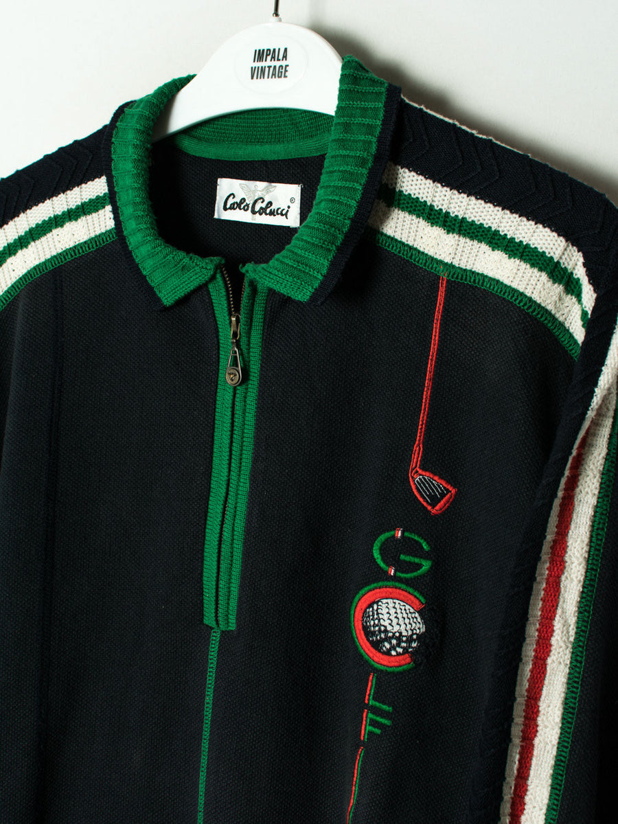 Carlo Colucci 1/3 Zipper Sweater