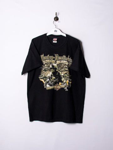 Harley Davidson Black Cotton Tee