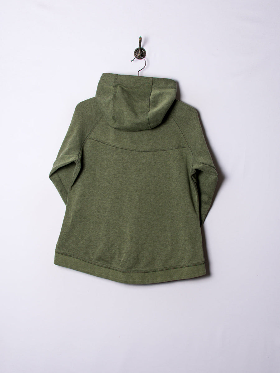 Nike Green Women Zipper Hoodie