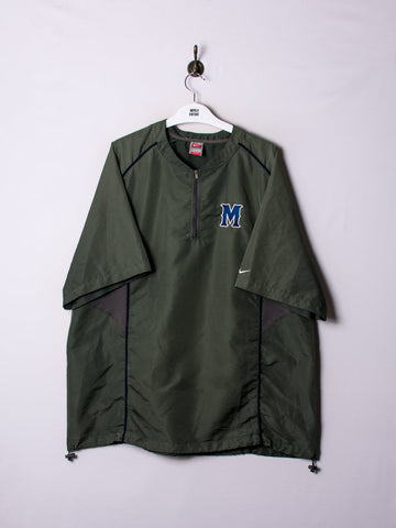Memphis Tigers Nike Official NCAA 1/3 Zipper Nylon Tee