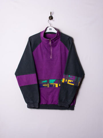 Puma Purple Vintage 1/3 Zipper Sweatshirt