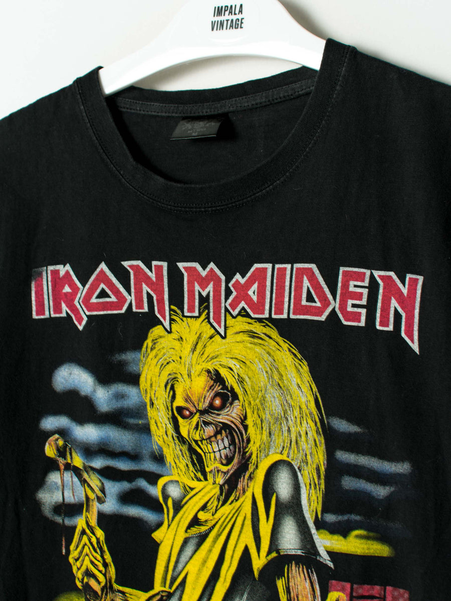 Iron Maiden Black Cotton Tee