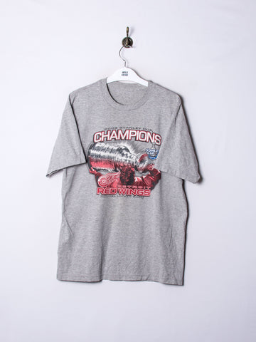 Red Wings Detroit Official NHL Stanley Cup 08 Tee