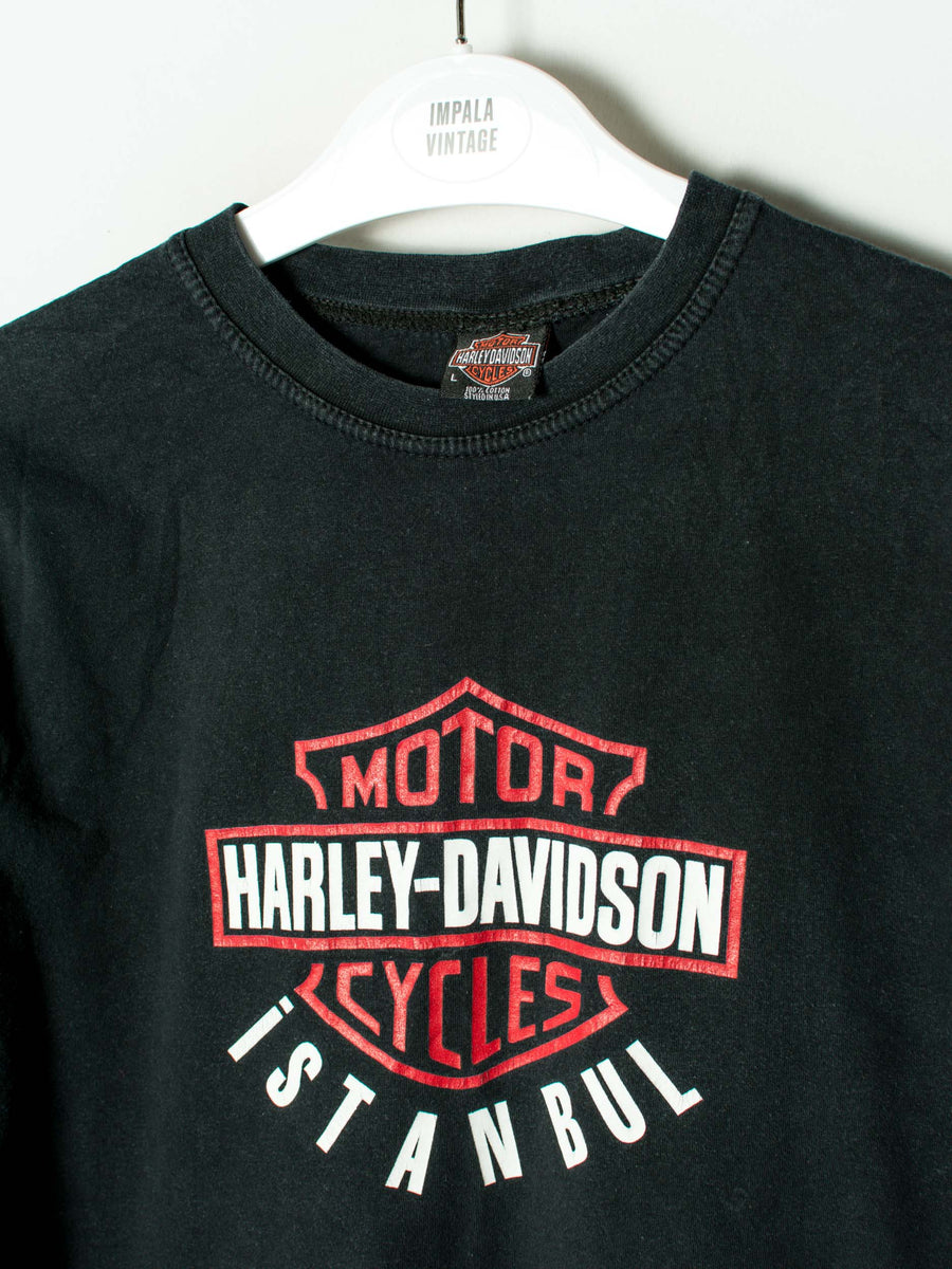Harley Davidson Black Cotton Tee