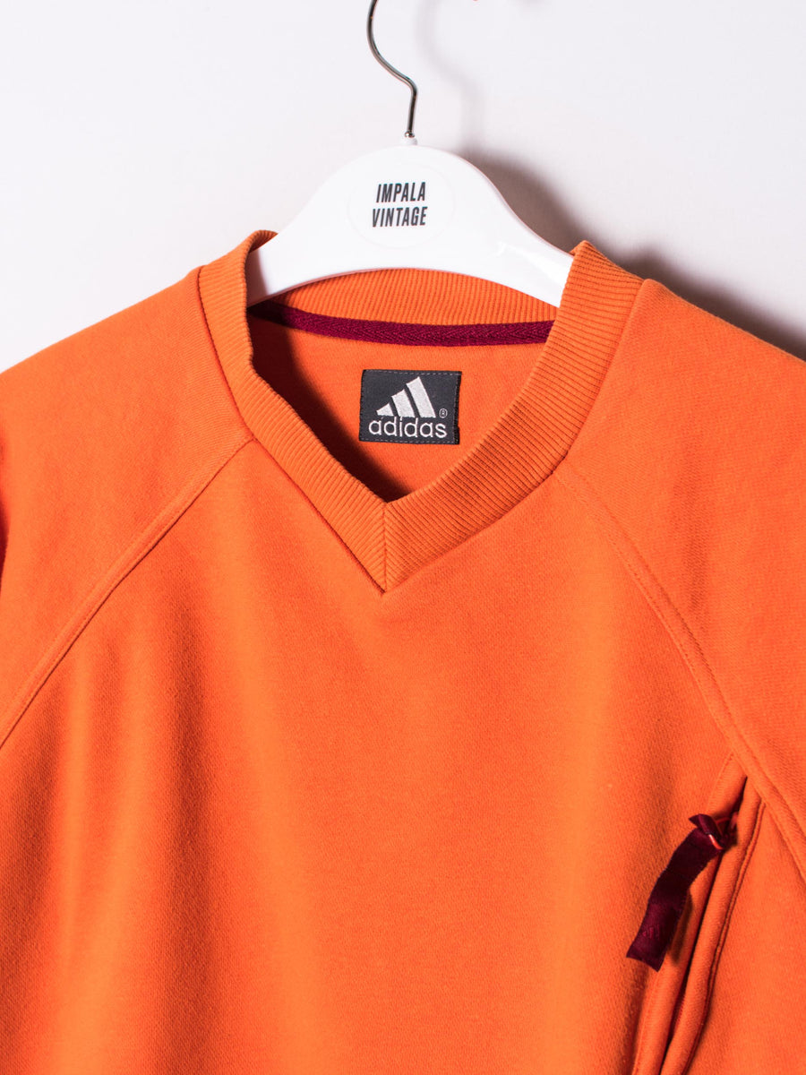 Adidas Orange Sweatshirt