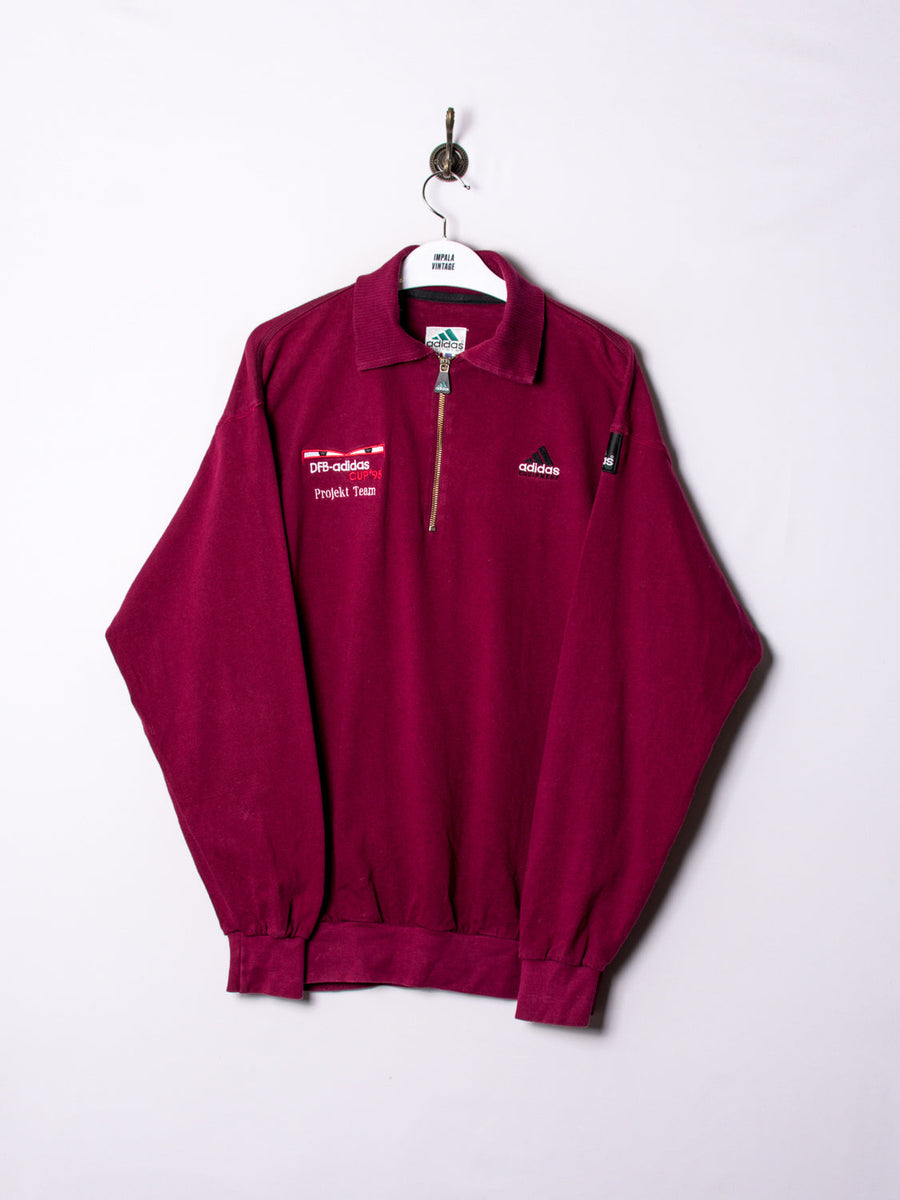 Adidas Equipment Official DFB Cup'95 Projekt Team 1/3 Zipper Sweatshirt