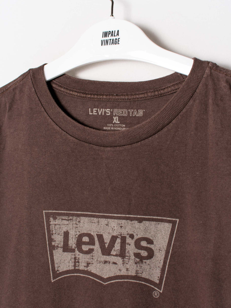 Levi's Brown Cotton Tee