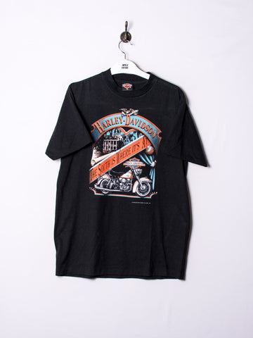 Harley Davidson Black Cotton Tee