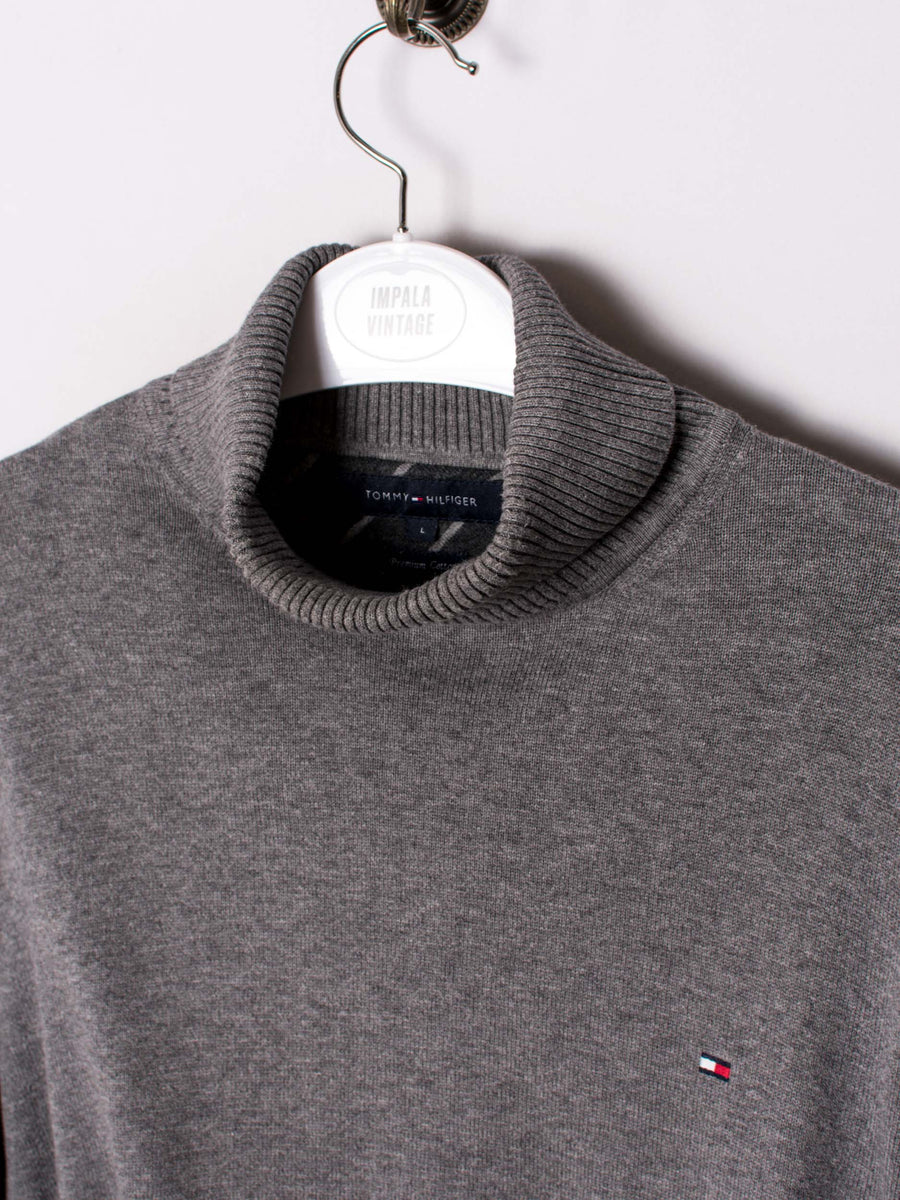 Tommy Hilfiger Grey Turtleneck Sweater
