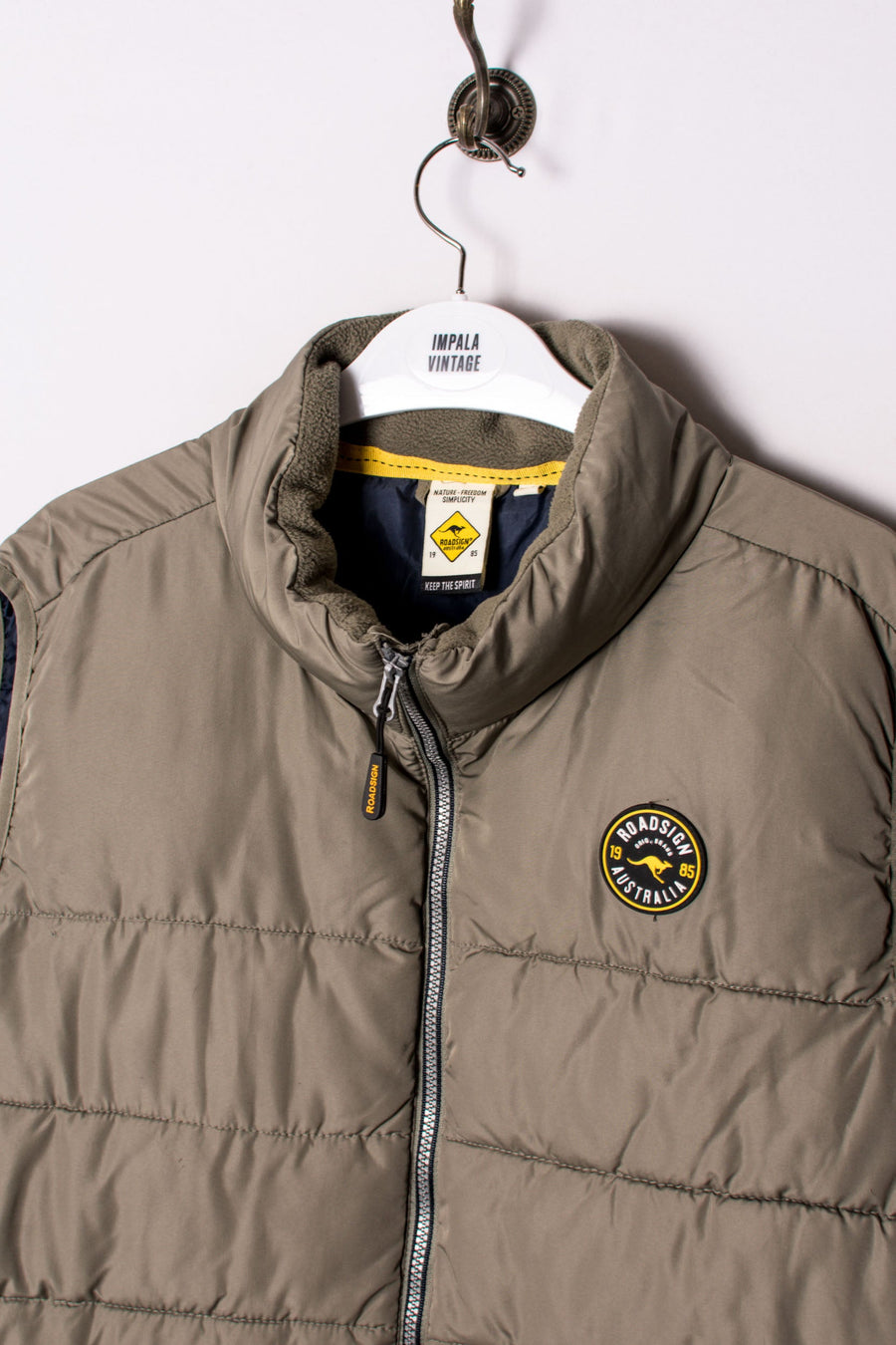 Roadsign Australia 1985 Vest Puffer