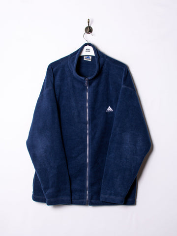 Adidas Navy Blue Zipper Fleece