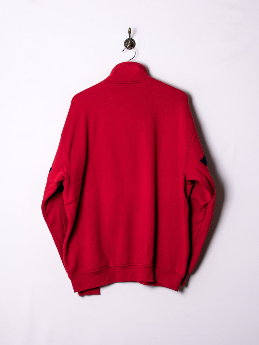 Hugo Boss Red Middled Zipper Sweatshirt