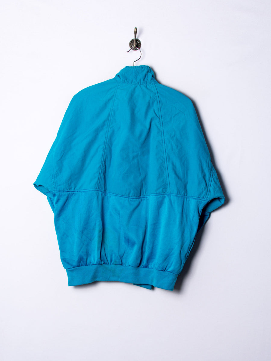 Blue Middled Zipper Sweatshirt