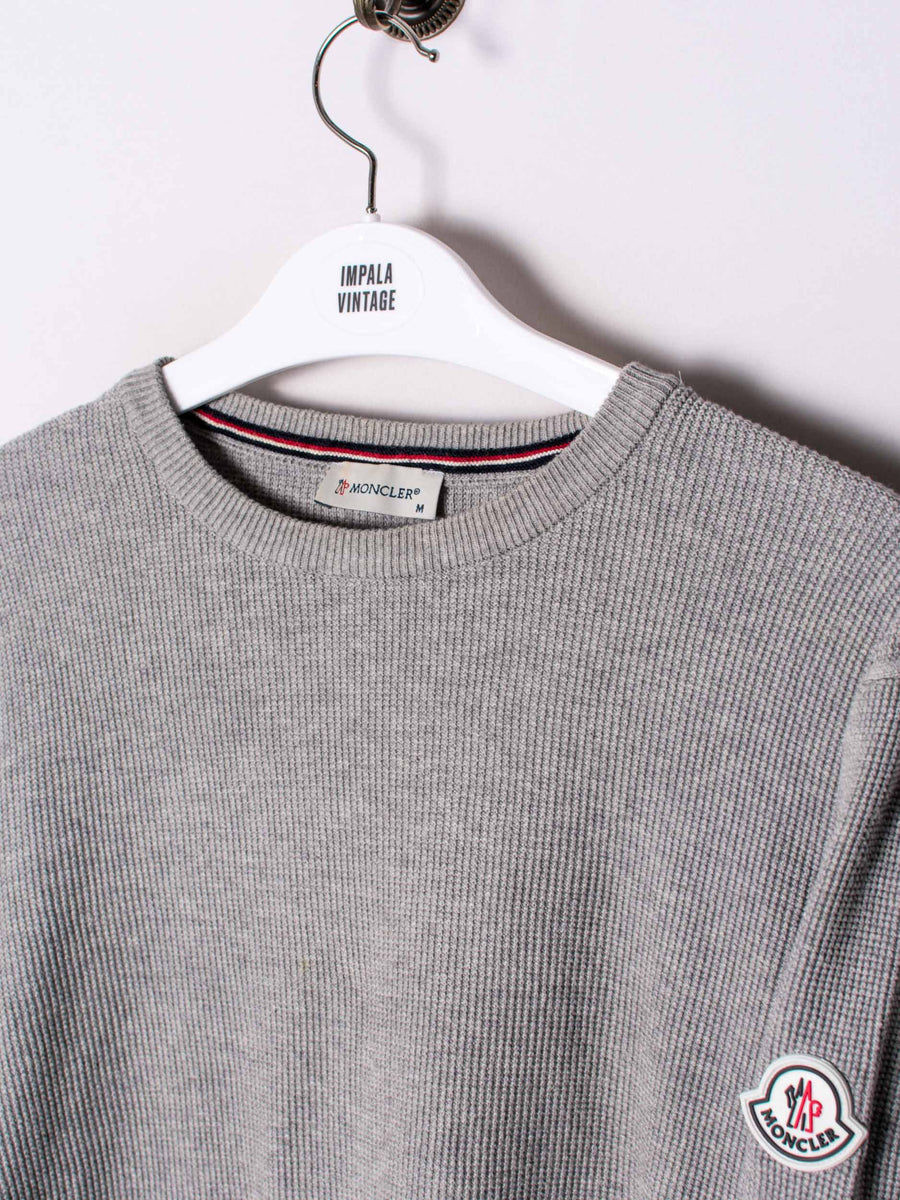 Moncler Grey Roundneck Sweater