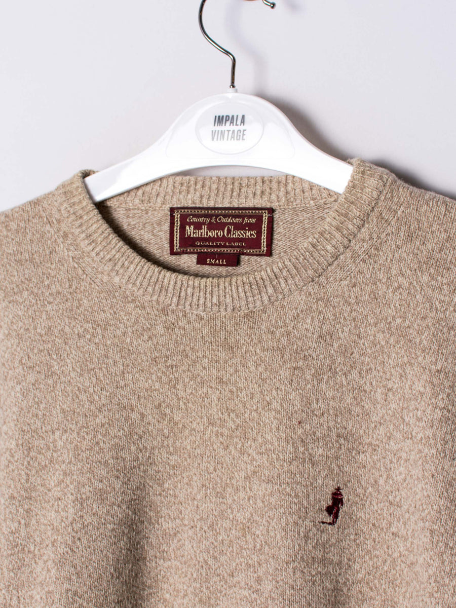 Marlboro Cream Sweater
