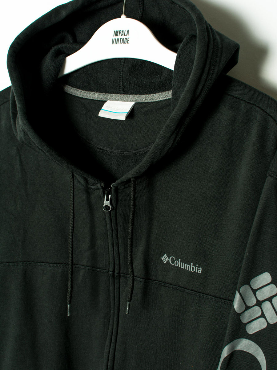 Columbia Black Zipper Hoodie