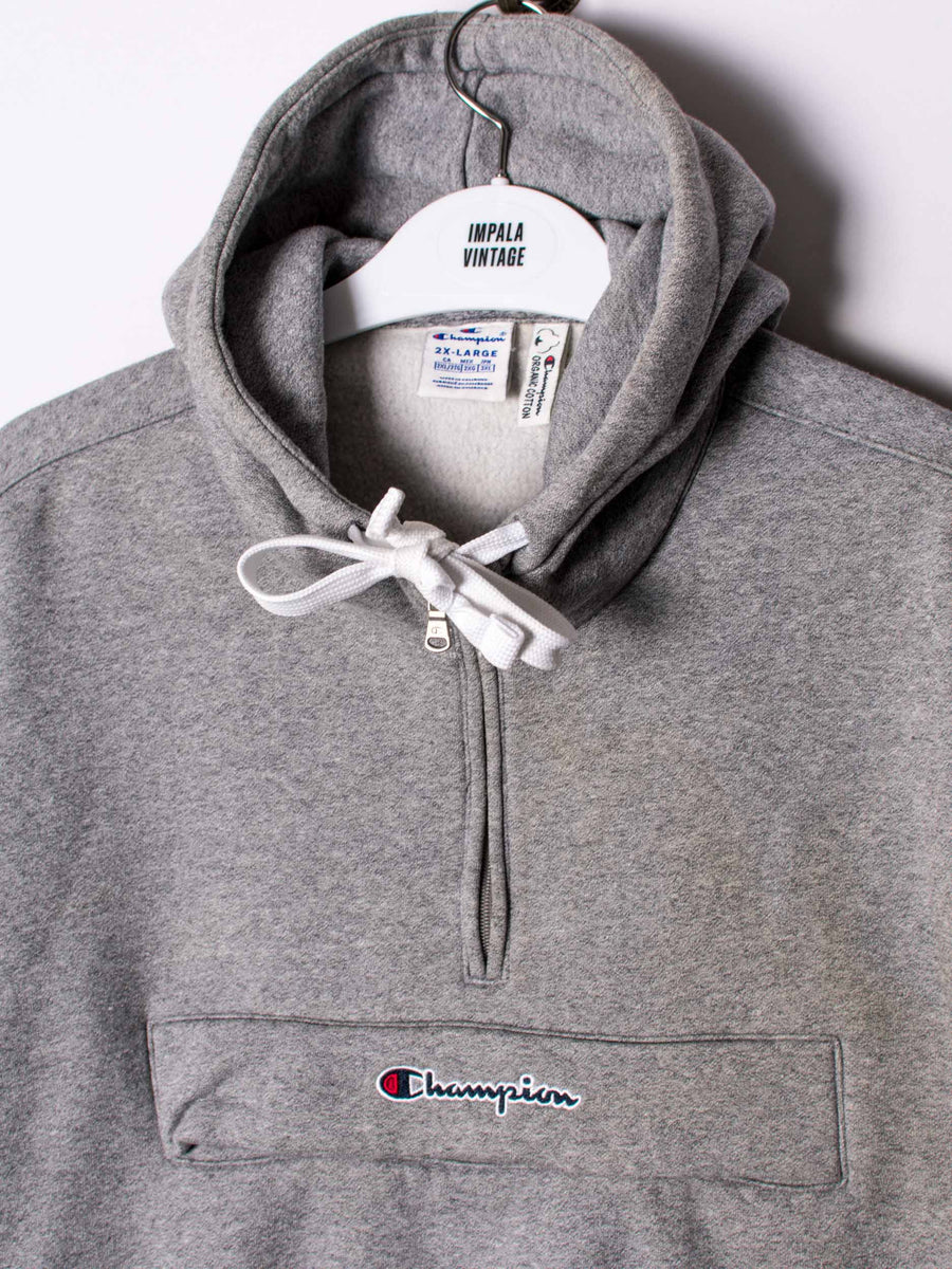 Champion 1/3Zipper Kangaroo Hoodie